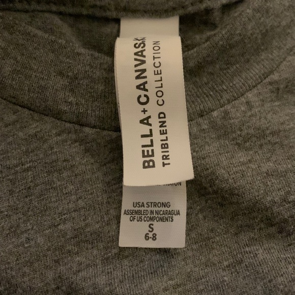 Big Brother by Bella Canvas Soft Gray short sleeve t-shirt Boy’s 6-8 S Small - Picture 2 of 2